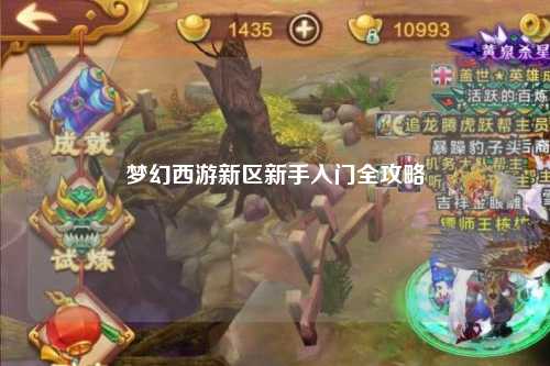 梦幻西游新区新手入门全攻略
