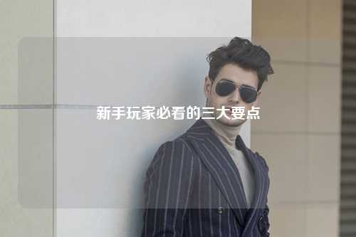新手玩家必看的三大要点