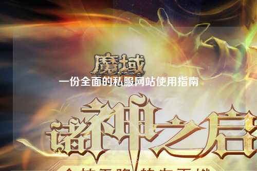 一份全面的私服网站使用指南