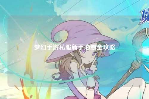 梦幻手游私服新手必看全攻略