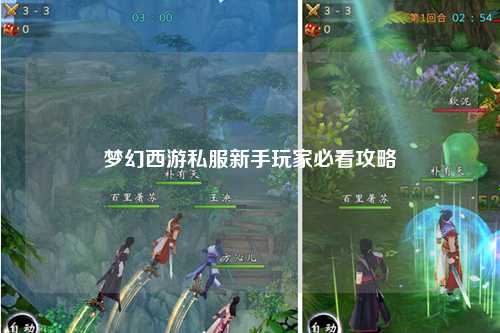 梦幻西游私服新手玩家必看攻略