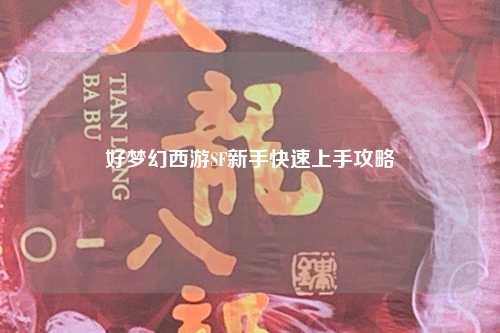 好梦幻西游SF新手快速上手攻略