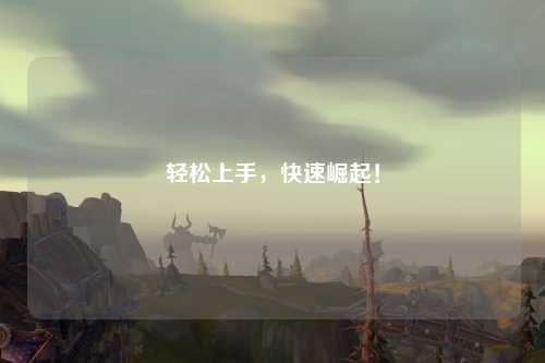 轻松上手，快速崛起！