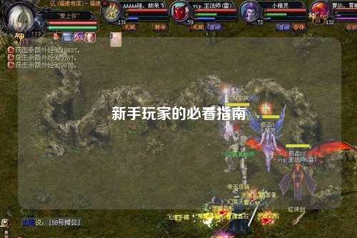 新手玩家的必看指南