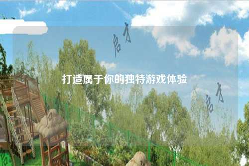 打造属于你的独特游戏体验