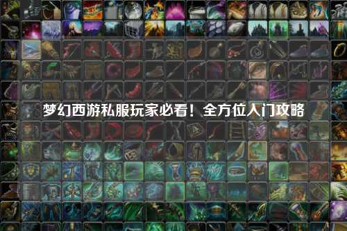梦幻西游私服玩家必看！全方位入门攻略