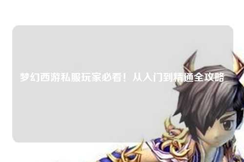 梦幻西游私服玩家必看！从入门到精通全攻略