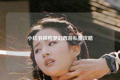 小红书风格梦幻西游私服攻略
